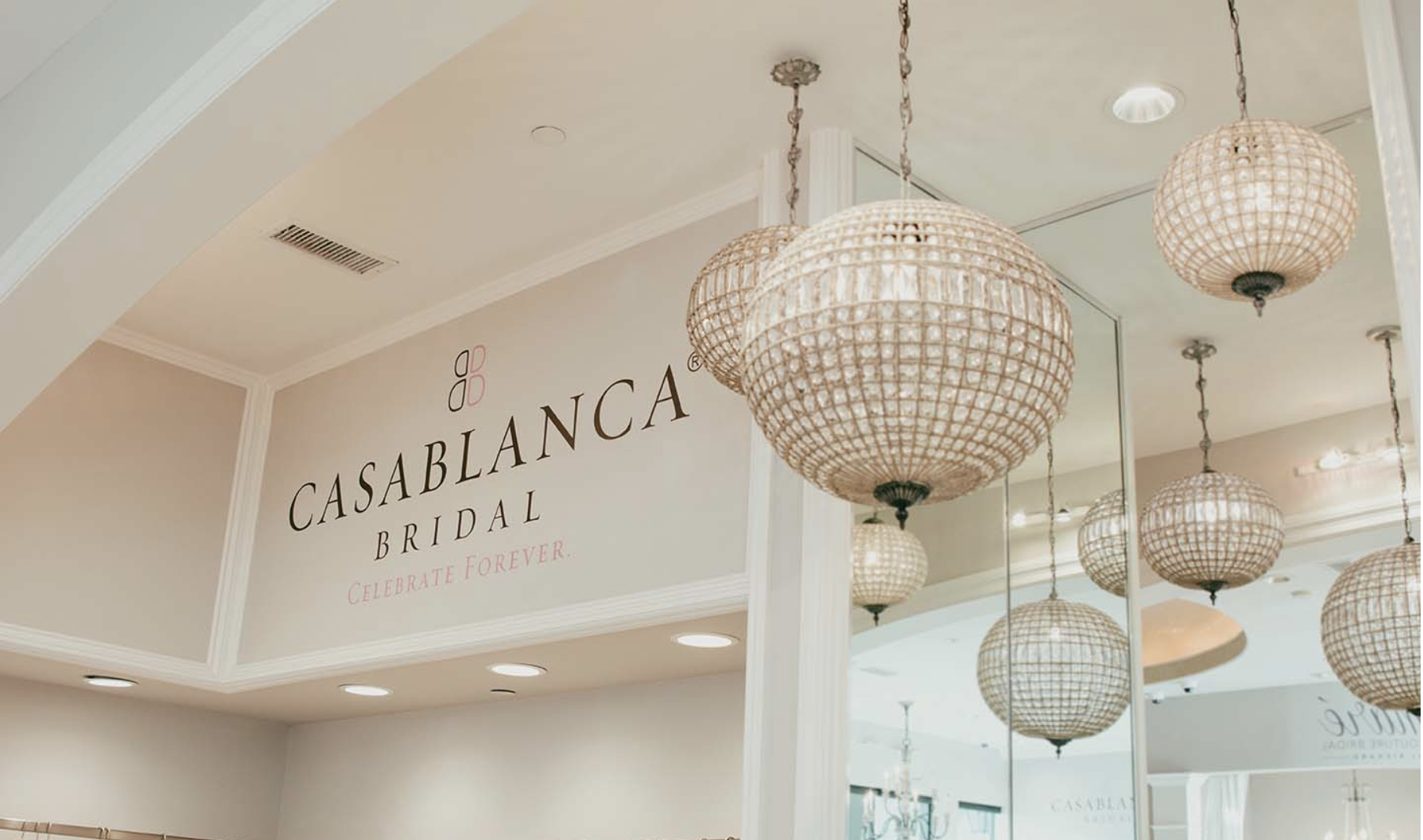 CASABLANCA BRIDAL signboard