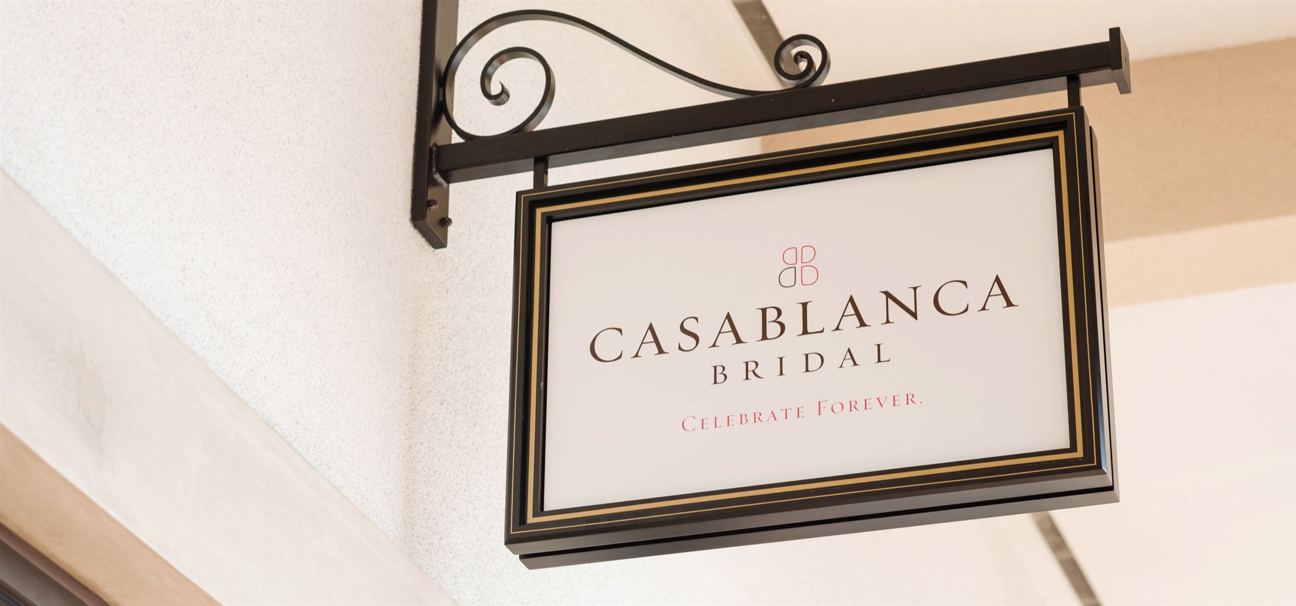 CASABLANCA BRIDAL signboard