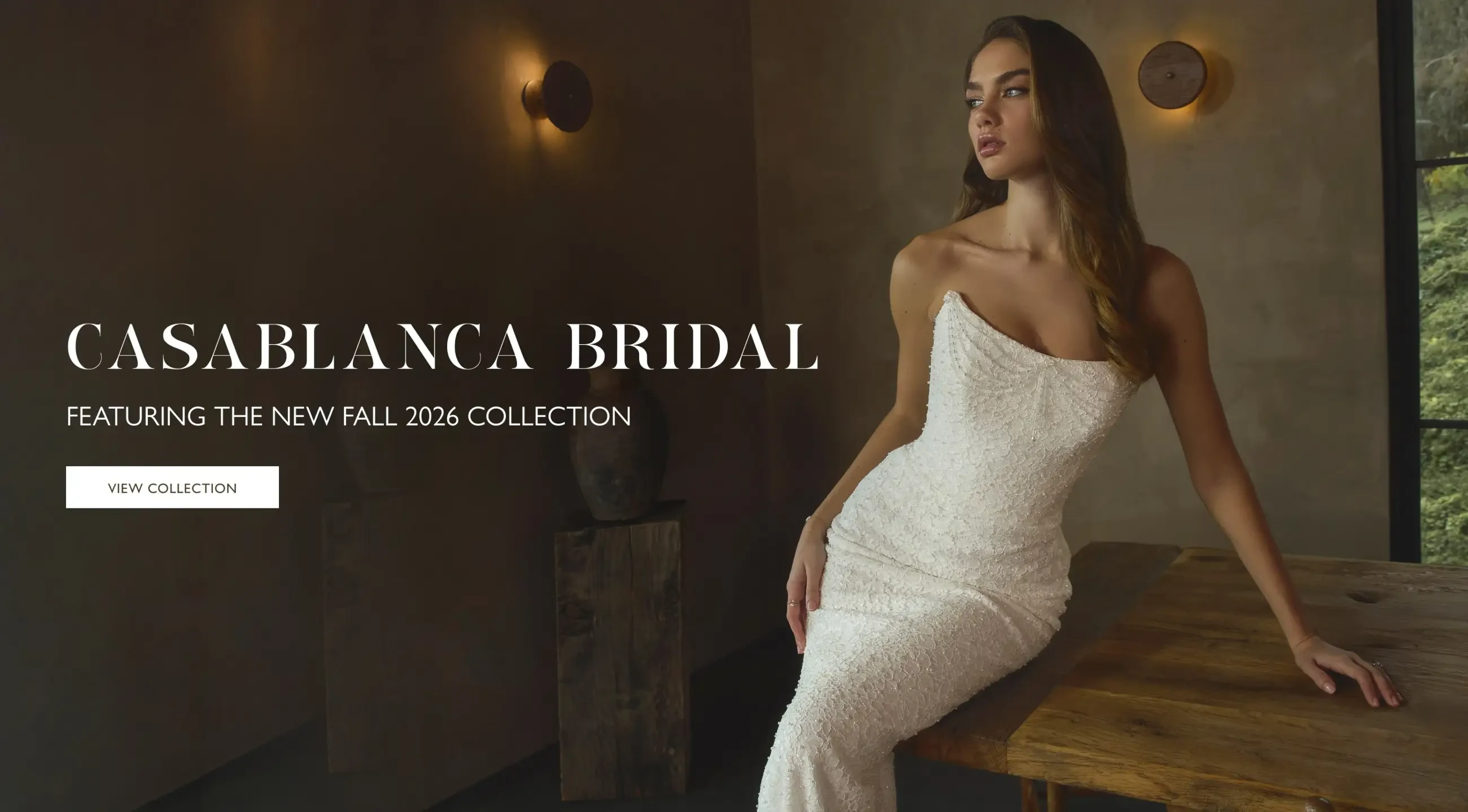Casablanca Bridal latest collection desktop banner