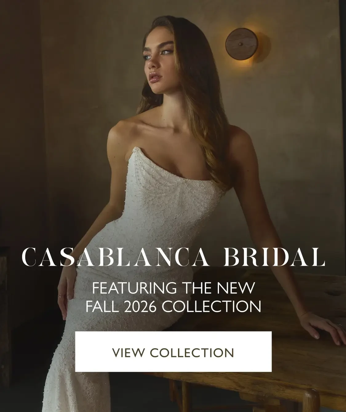 Casablanca Bridal latest collection mobile banner